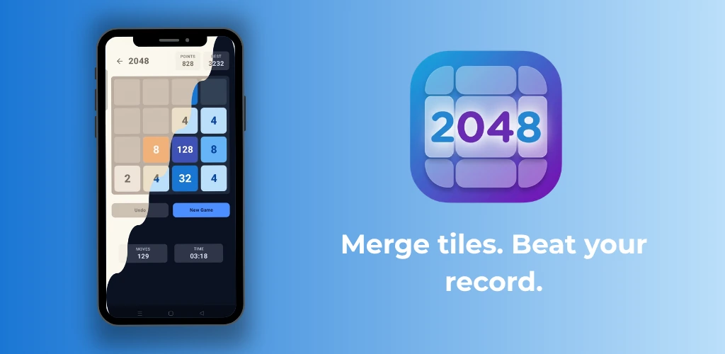 2048 Puzzle — combina fichas y supera tu récord